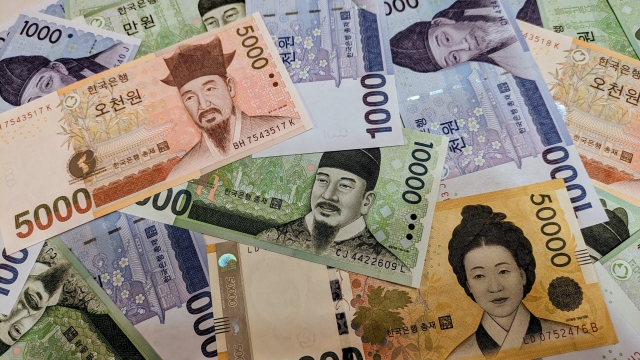【イメージ画像】韓国の紙幣
